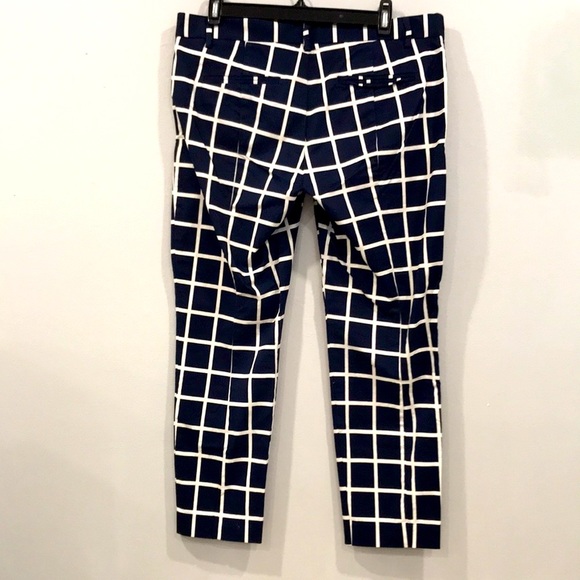 Gap Slim cropped size 10 blue $ white colour - Picture 3 of 4